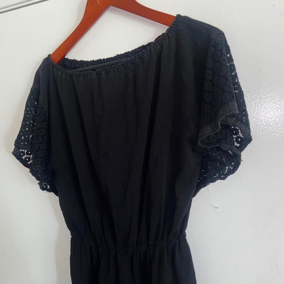 VSX black sun dress indie bikini beachy vibes super cute flowey summer bottoms - Picture 11 of 12